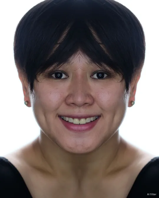 Symmetry Filter face mirroring — Left twin — example 3