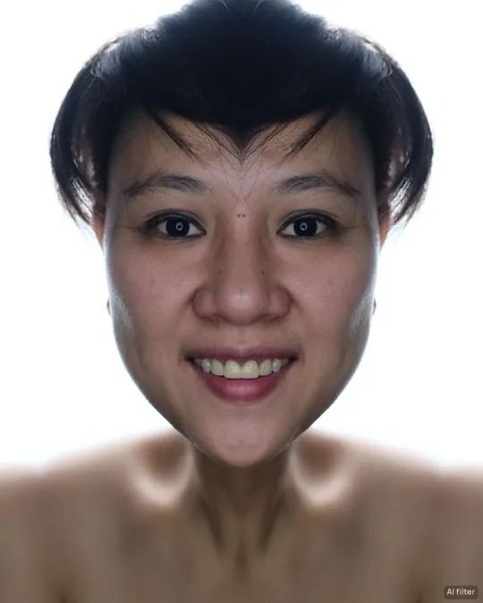 Symmetry Filter face mirroring — Right twin — example 3